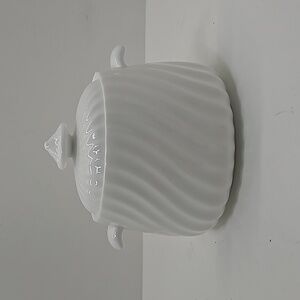 Minton White Fife Covered Sugar Bowl ABSOLUTELY BEAUTIFUL